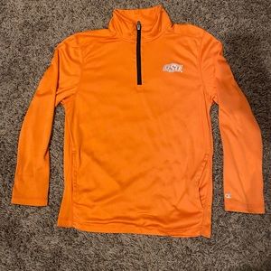 Oklahoma State Cowboys 1/4 Zip Jacket. Champion Jacket/Pullover. Adult Small.